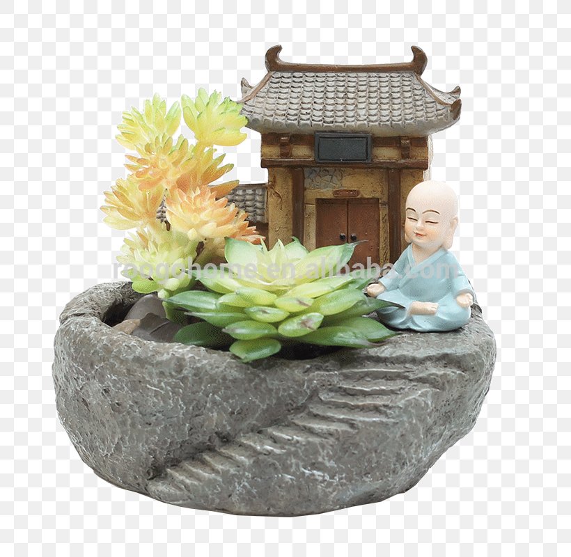 Flowerpot Ceramic Japanese Rock Garden Succulent Plant, PNG, 800x800px, Flowerpot, Bonsai, Buddhism, Buddhist Temple, Ceramic Download Free