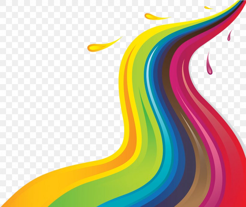 Rainbow Color Euclidean Vector Line, PNG, 1000x841px, Rainbow, Art, Blue, Color, Drop Download Free