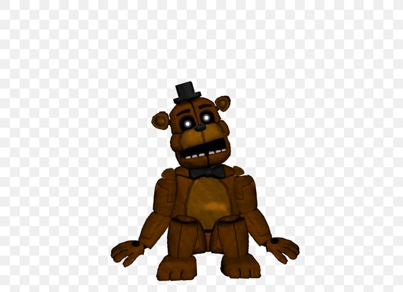 Five Nights At Freddy's: Sister Location Digital Art Game Toy, PNG, 592x594px, Digital Art, Android, Animal Figure, Art, Bear Download Free