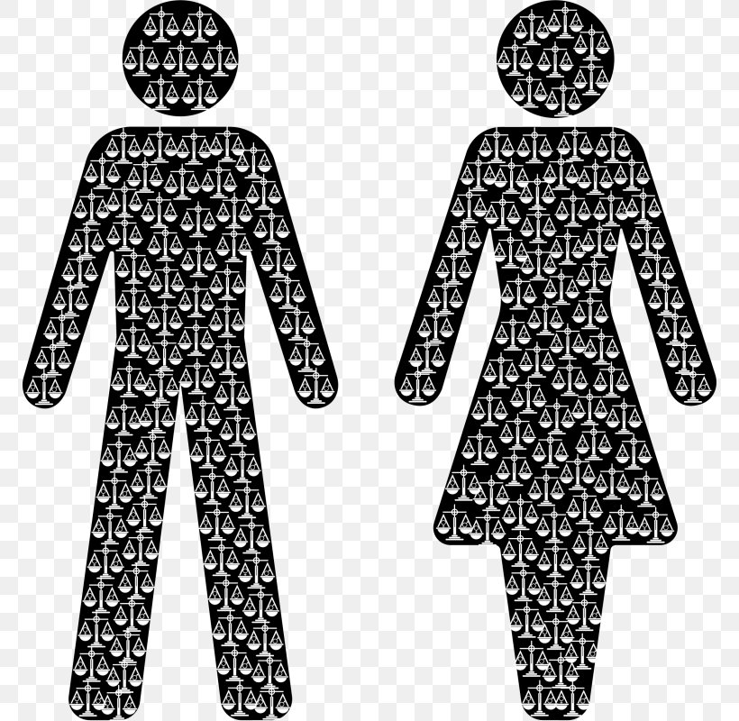 Gender Equality Gender Symbol Woman Social Equality Clip Art, PNG, 770x800px, Gender Equality, Black And White, Clothing, Costume Design, Female Download Free