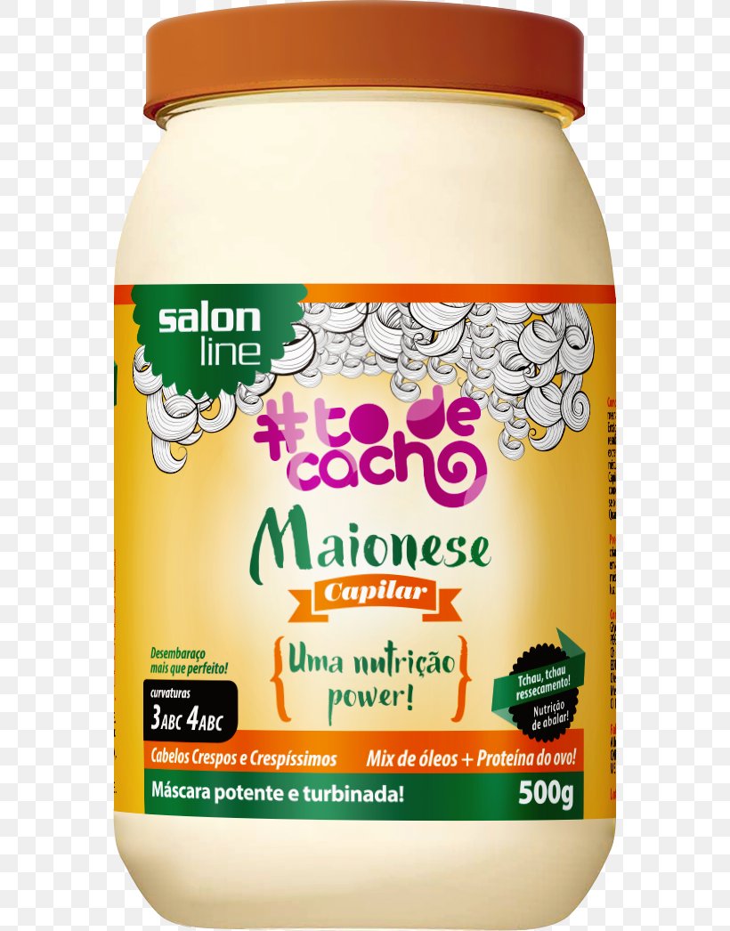 Mayonnaise Salon Line #todecacho Que Tal? Cachos Dos Sonhos Creme Para Pentear Nutrition Olive Oil, PNG, 567x1046px, Mayonnaise, Avocado Oil, Brand, Dietary Supplement, Egg Download Free
