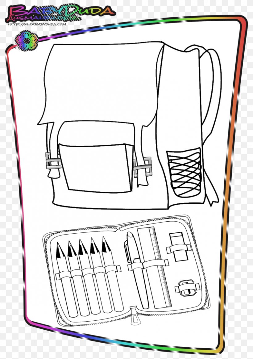 Paper Ausmalbild Coloring Book Einschulung First Day Of School, PNG, 846x1200px, Paper, Area, Ausmalbild, Black And White, Coloring Book Download Free