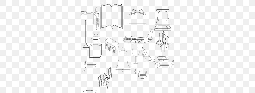 Paper Drawing Line Door Handle Pattern, PNG, 300x300px, Paper, Area, Artwork, Black And White, Cartoon Download Free