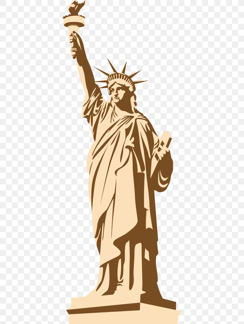 Statue Of Liberty Landmark, PNG, 402x1089px, Statue Of Liberty, Architecture, Art, Building, Cartoon Download Free