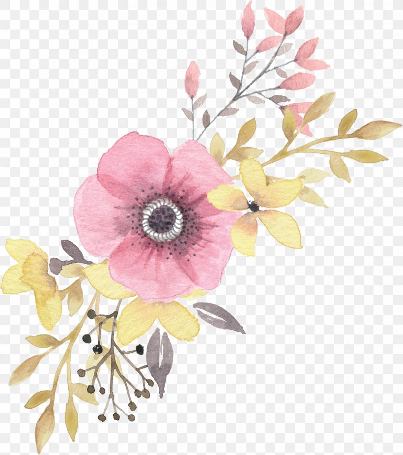 Floral Design Flower Watercolor Painting, PNG, 1964x2217px, Watercolor Painting, Cut Flowers, Flora, Floral Design, Floristry Download Free