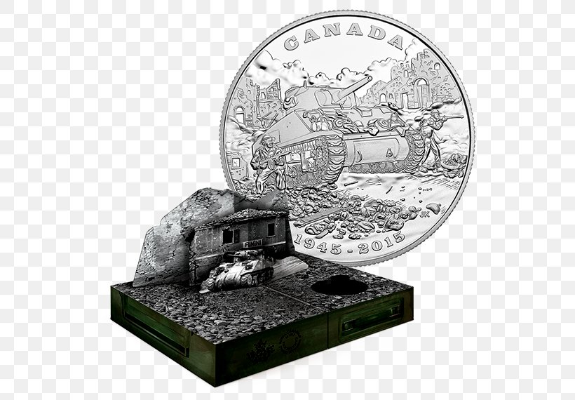 Italian Campaign Italy Canada Coin Silver, PNG, 570x570px, Italian Campaign, Black And White, Canada, Coin, Currency Download Free