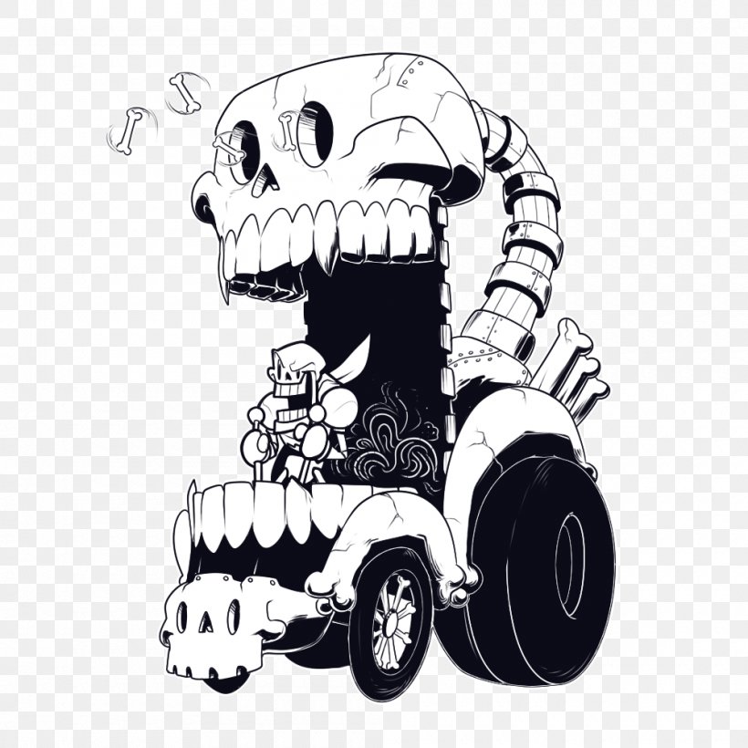 Undertale Video Game YouTube Concept Art, PNG, 1000x1000px, Undertale, Art, Automotive Design, Automotive Tire, Black And White Download Free