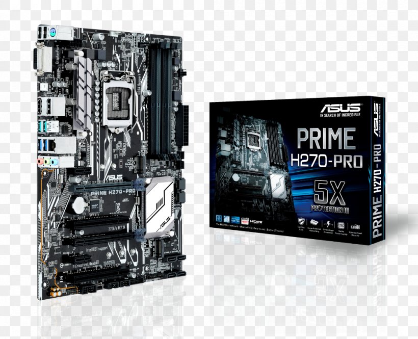 Intel ASUS PRIME Z270M-PLUS Motherboard LGA 1151 ATX, PNG, 1000x811px, Intel, Asus, Asus Prime Z270mplus, Atx, Brand Download Free