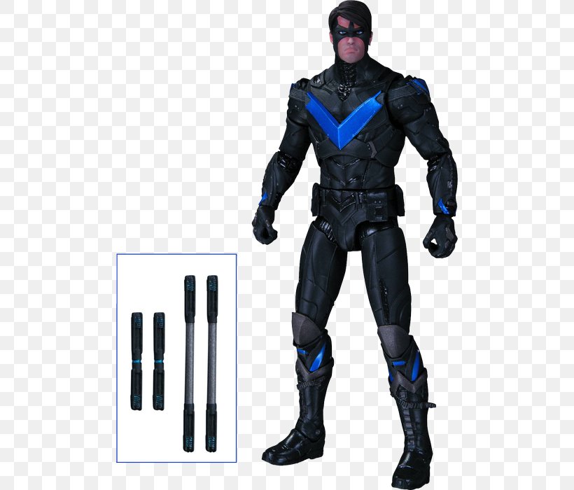 Batman: Arkham Knight Nightwing Dick Grayson Robin, PNG, 488x700px, Batman Arkham Knight, Action Figure, Action Toy Figures, Azrael, Batman Download Free