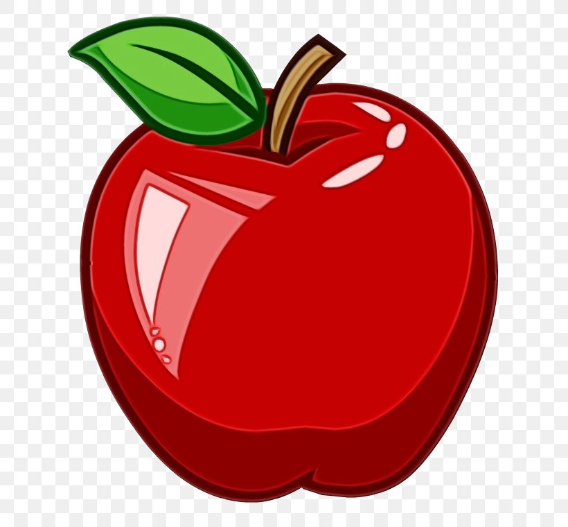 Red Mcintosh Fruit Clip Art Apple, PNG, 640x760px, Watercolor, Apple, Food, Fruit, Leaf Download Free