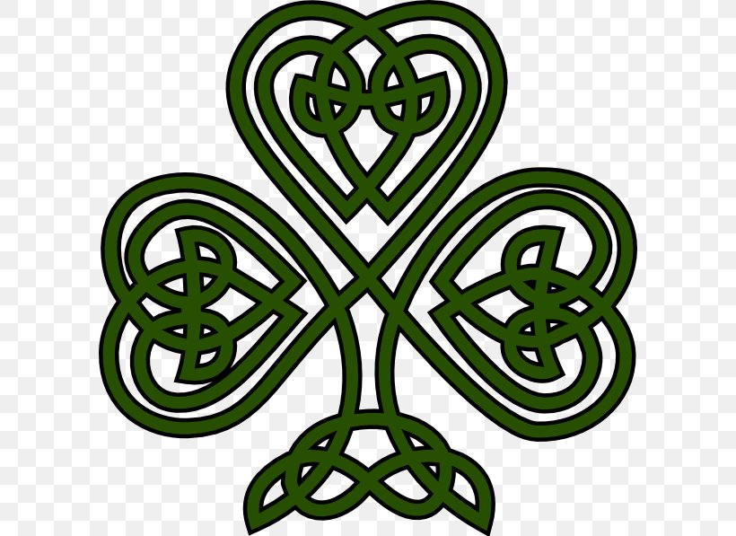 Saint Patricks Day, PNG, 600x597px, Shamrock, Celtic Cross, Celtic Knot, Celts, Cross Download Free