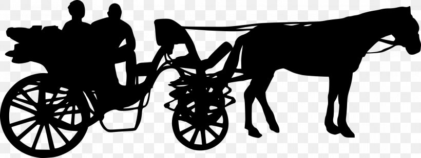 Horse And Buggy Carriage Horse-drawn Vehicle Image, PNG, 2225x841px, Horse, Blackandwhite, Carriage, Cart, Chariot Download Free