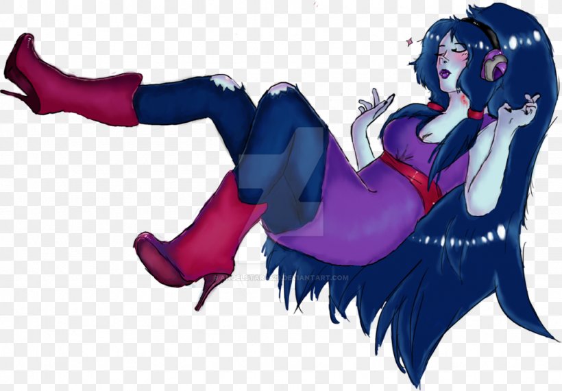 Marceline The Vampire Queen Cartoon Legendary Creature, PNG, 1024x713px, Watercolor, Cartoon, Flower, Frame, Heart Download Free