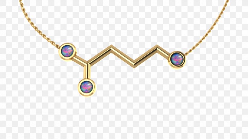Necklace N,N-Dimethyltryptamine Gold Charms & Pendants Molecule, PNG, 1920x1080px, Necklace, Body Jewelry, Bracelet, Chain, Charms Pendants Download Free