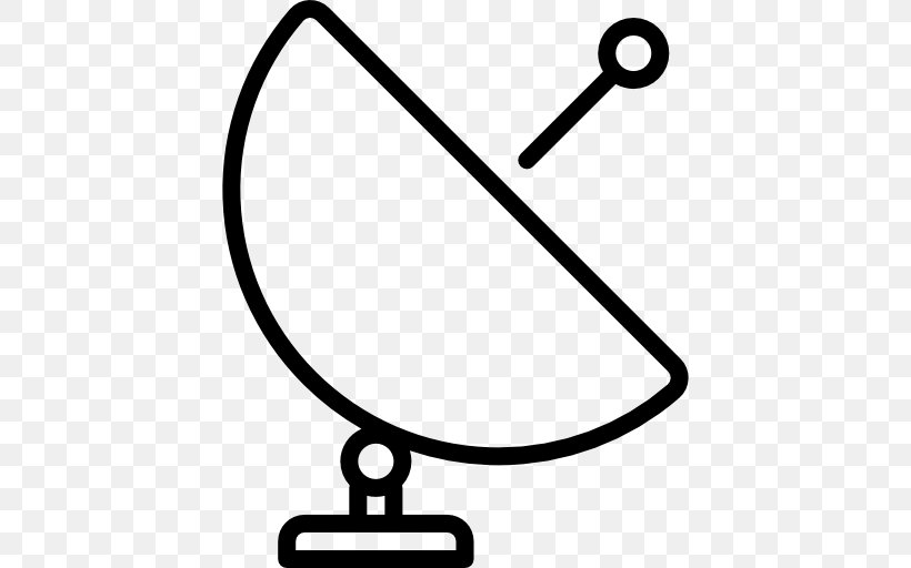Satellite Dish Parabolic Antenna Aerials, PNG, 512x512px, Satellite Dish, Aerials, Area, Black And White, Communications Satellite Download Free