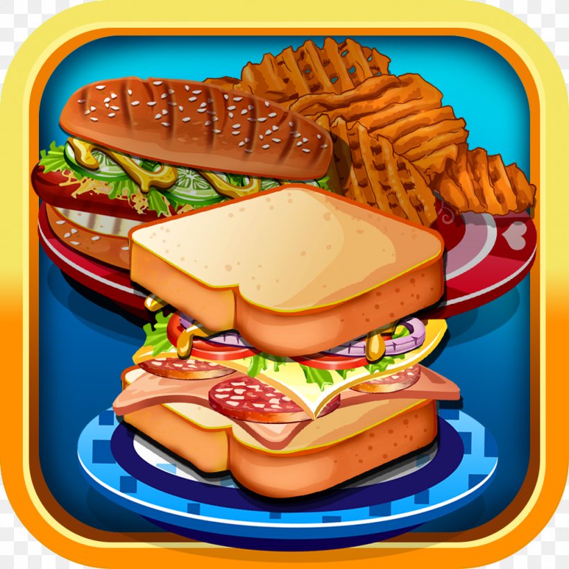 Cheeseburger Hamburger Fast Food Junk Food Ham And Cheese Sandwich, PNG, 1024x1024px, Cheeseburger, American Food, Chef, Cooking, Cuisine Download Free