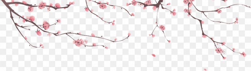 Cherry Blossom Painting Vector Graphics Canvas, PNG, 1137x324px, Watercolor, Cartoon, Flower, Frame, Heart Download Free