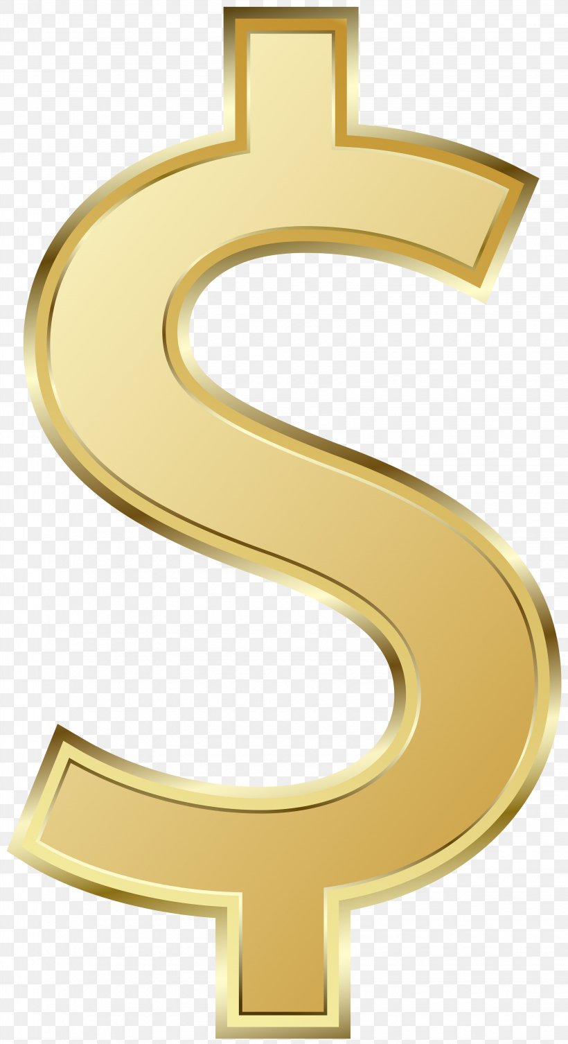 Dollar Sign United States Dollar Clip Art, PNG, 3266x6000px, Dollar Sign, Body Jewelry, Brass, Coin, Currency Symbol Download Free
