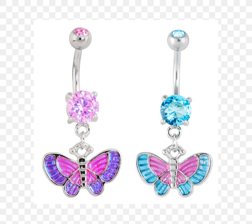 Earring Gemstone Body Jewellery, PNG, 730x730px, Earring, Body Jewellery, Body Jewelry, Butterfly, Earrings Download Free