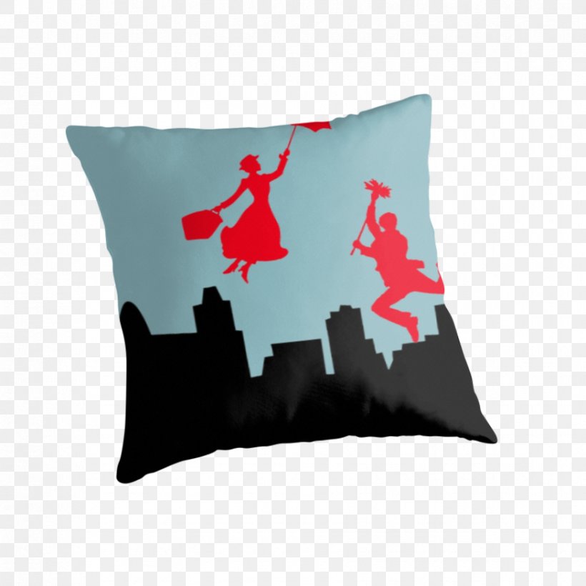 Mary Poppins Throw Pillows T-shirt Cushion, PNG, 875x875px, Mary Poppins, Cushion, Mary Poppins Returns, Musical Theatre, Pillow Download Free