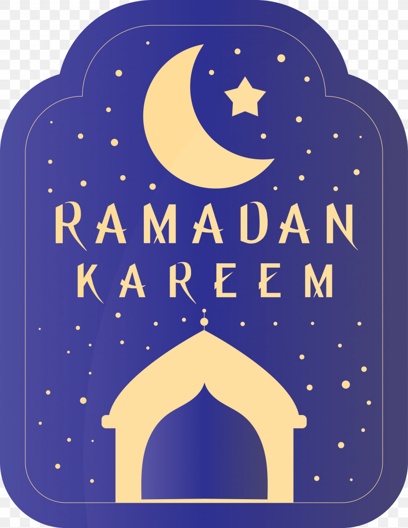 Ramadan Ramadan Kareem, PNG, 2317x3000px, Ramadan, Cobalt, Cobalt Blue, Logo, M Download Free
