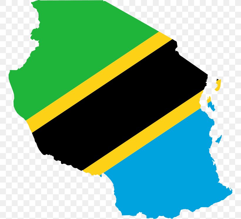 Flag Of Tanzania Blank Map, PNG, 762x744px, Flag Of Tanzania, Area, Blank Map, Coat Of Arms Of Tanzania, File Negara Flag Map Download Free