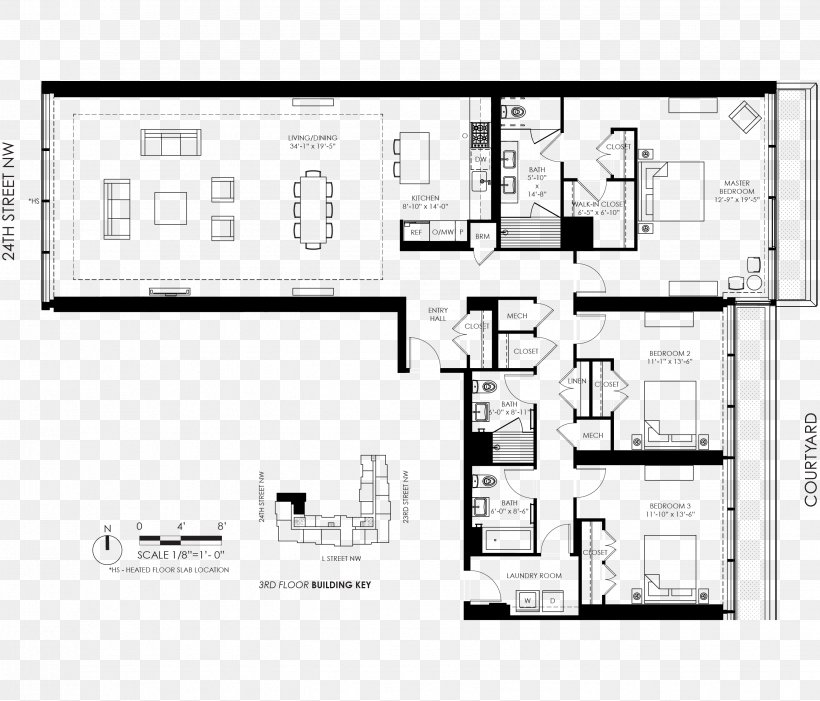 Floor Plan Architecture Open Plan, PNG, 2679x2293px, Floor Plan, Architecture, Area, Bathroom, Bed Download Free