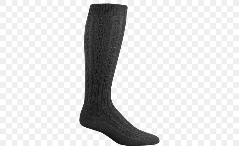 Sock Knee Highs Clothing Wigwam Mills Boot, PNG, 500x500px, Sock, Anklet, Black, Boot, Clothing Download Free