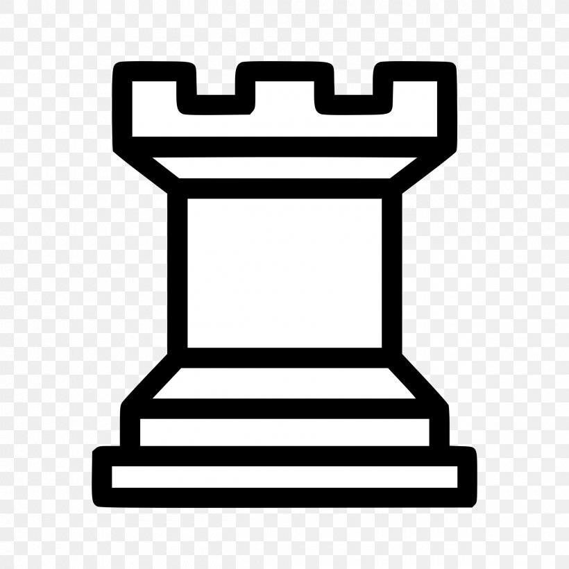Chess Piece Rook Pawn White And Black In Chess, PNG, 2400x2400px, Chess, Bishop, Black And White, Castling, Chess Endgame Download Free