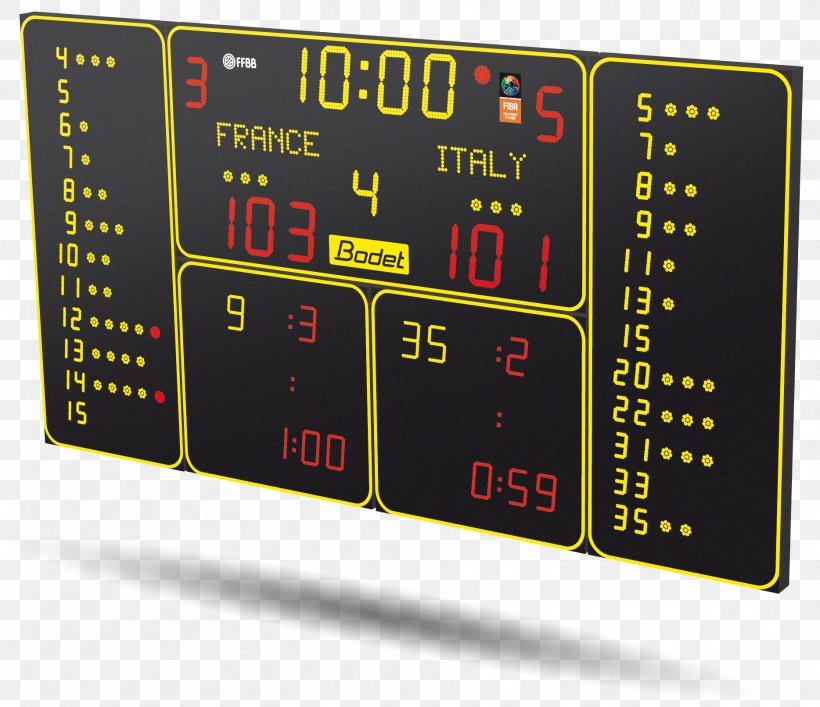 Display Device Scoreboard Sport Liquid-crystal Display Digital Clock, PNG, 1868x1612px, Display Device, Basketball, Computer Software, Digital Clock, Information Download Free