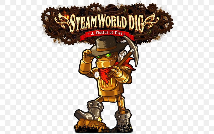 SteamWorld Dig Nintendo 3DS Metroidvania SUMR CAMP Remix, PNG, 512x512px, Steamworld Dig, Animal, Author, Fictional Character, Game Award For Game Of The Year Download Free