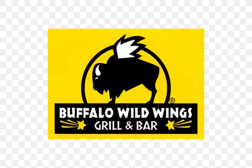 Logo T-shirt Brand Sign Buffalo Wild Wings, PNG, 870x580px, Logo, Advertising, Animal, Area, Brand Download Free