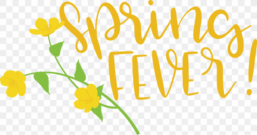 Spring Spring Fever, PNG, 2999x1583px, Spring, Floral Design, Flower, Happiness, Line Download Free