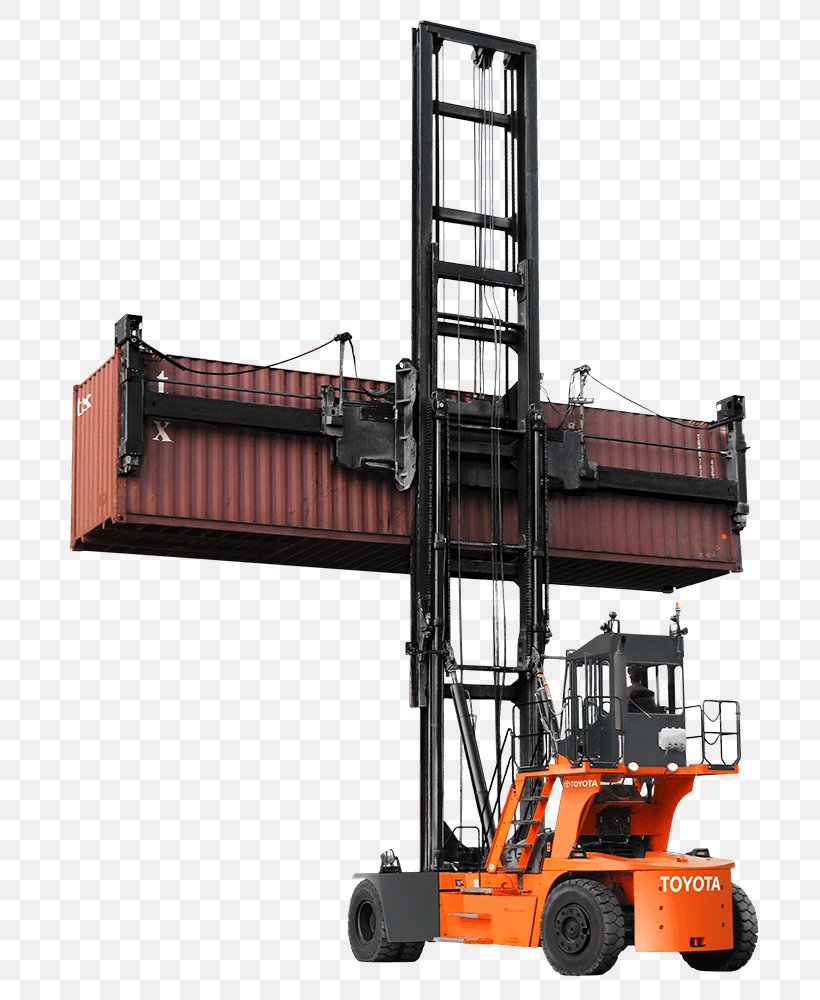 Toyota Material Handling, U.S.A., Inc. Forklift Intermodal Container Reach Stacker, PNG, 715x1000px, Toyota, Container Crane, Container Ship, Crane, Forklift Download Free