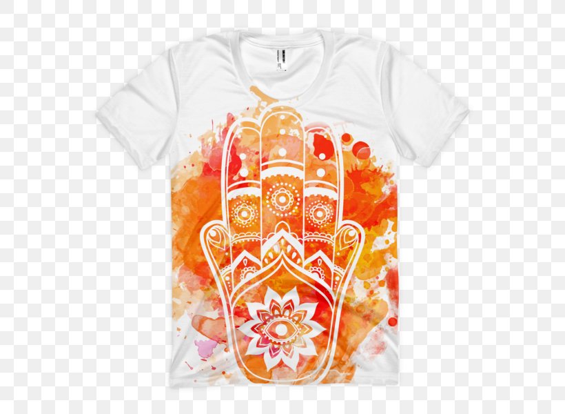 Hamsa Amulet T-shirt Talisman, PNG, 600x600px, Hamsa, Amulet, Brand, Clothing, Drawing Download Free