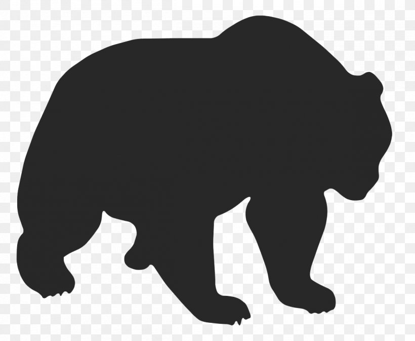 Hippopotamus Clip Art American Black Bear Silhouette, PNG, 1205x990px ...