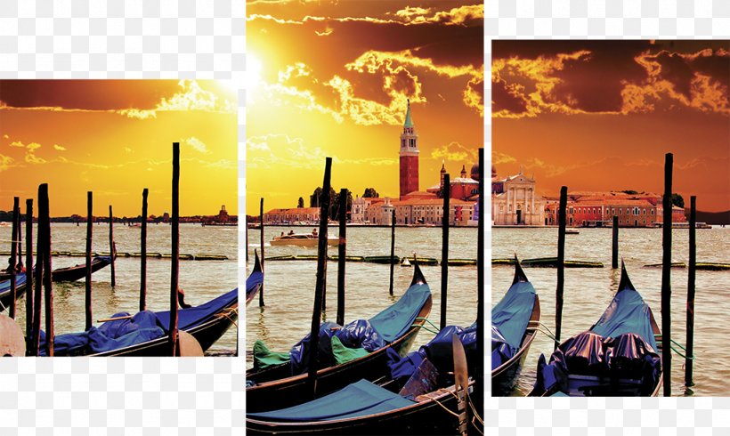 Venice Venetian Lagoon Fototapeta Gondola Wallpaper, PNG, 1024x612px, Venice, Boat, Europe, Evening, Fototapeta Download Free