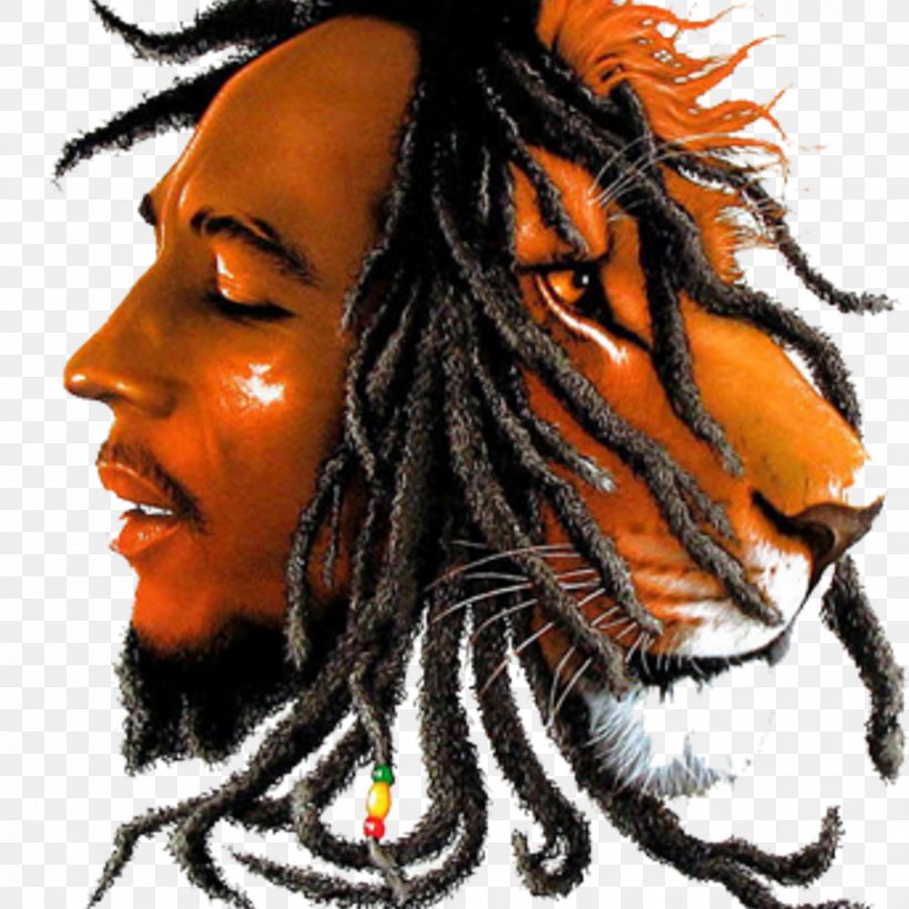 Bob Marley Lion Rastafari Reggae Zion, PNG, 1200x1200px, Watercolor, Cartoon,  Flower, Frame, Heart Download Free