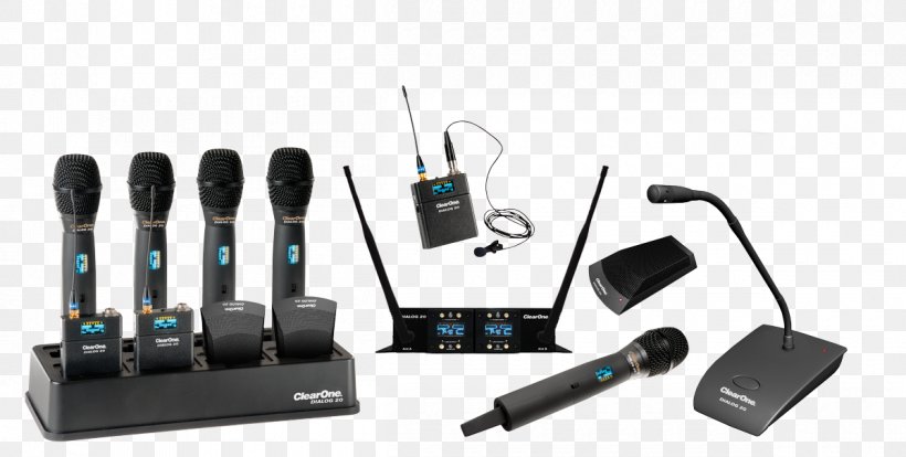 Wireless Microphone ClearOne Communications Inc. Transmitter, PNG, 1200x606px, Microphone, Aerials, Audio, Audio Equipment, Beamforming Download Free
