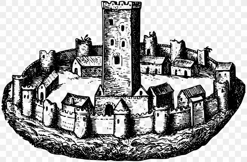Clip Art, PNG, 2400x1572px, Fortification, Black And White, Building, Castle, Danmarks Riges Historie Download Free