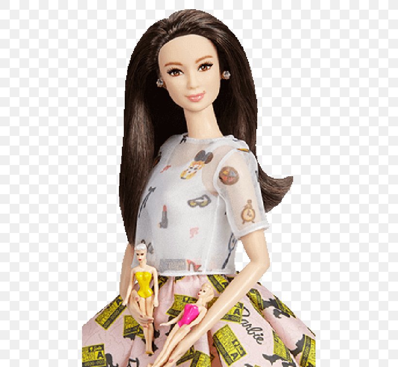 Guan Xiaotong Barbie Doll Female Nuan, PNG, 481x756px, Guan Xiaotong, Barbie, Brown Hair, Doll, Fashion Download Free