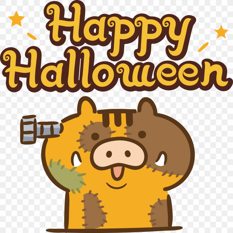Happy Halloween, PNG, 3000x2997px, Happy Halloween, Behavior, Cartoon, Geometry, Happiness Download Free