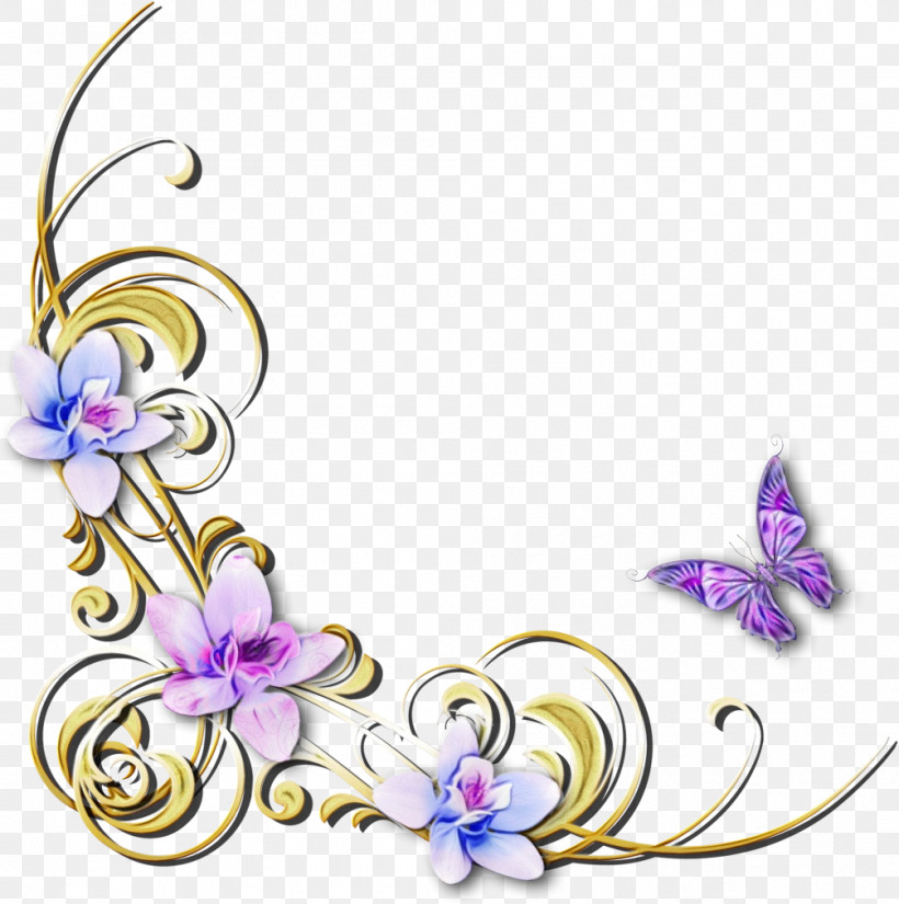 Purple Violet Plant Flower Butterfly, PNG, 1005x1012px, Watercolor, Butterfly, Flower, Paint, Plant Download Free