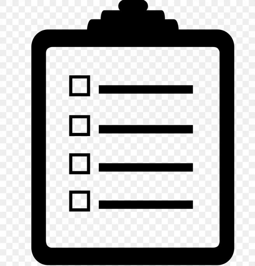 Checklist Information, PNG, 983x1024px, Checklist, Area, Black, Black And White, Brand Download Free