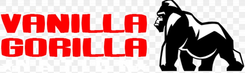 Gorilla T-shirt Logo Stencil, PNG, 7263x2165px, Gorilla, Black And White, Brand, Clothing, Fictional Character Download Free