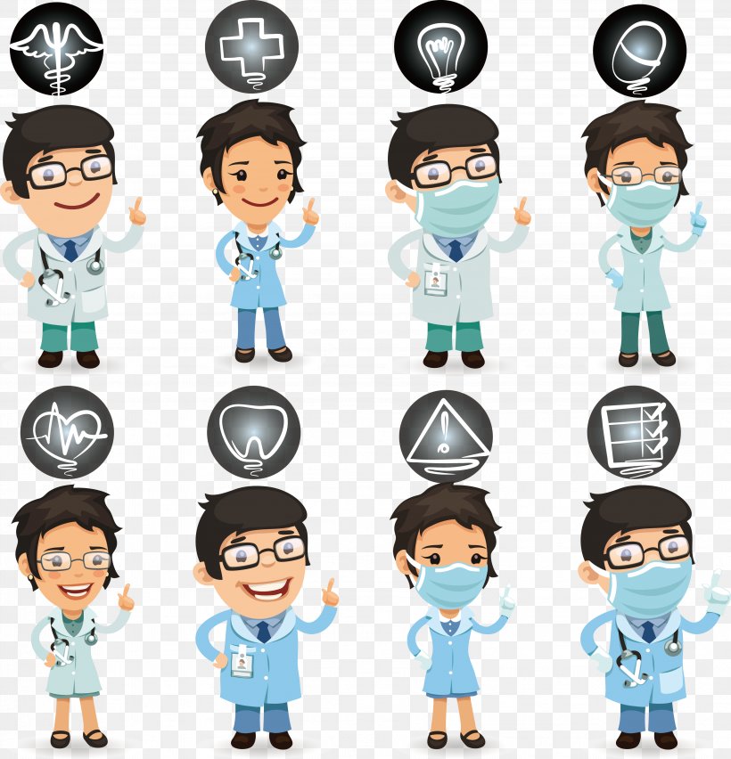 Nurse Physician Health Care Cartoon, PNG, 3623x3767px, Cartoon, Animation, Clip Art, Comics, Communication Download Free