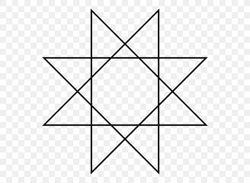 Octagram Star Polygons In Art And Culture Five-pointed Star Symbol, PNG, 600x600px, Octagram, Area, Black, Black And White, Diagram Download Free
