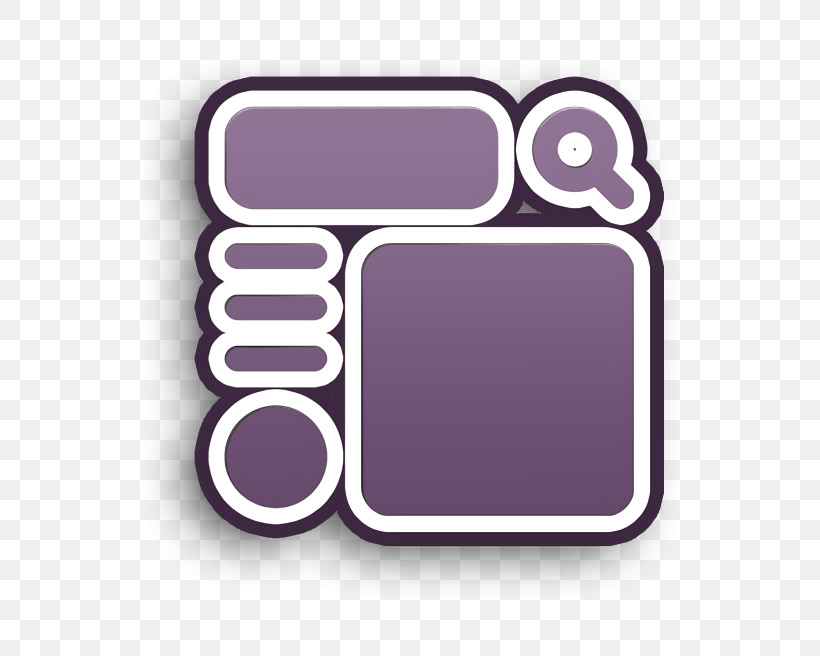 Ui Icon Wireframe Icon, PNG, 652x656px, Ui Icon, Meter, Purple, Rectangle, Wireframe Icon Download Free