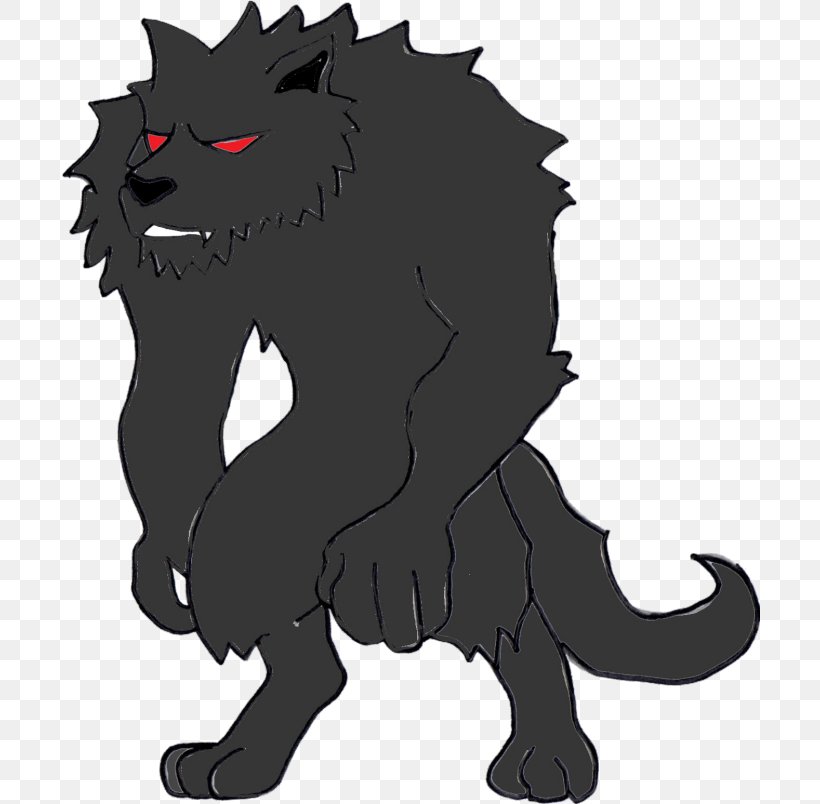 Werewolf Count Dracula Animation Whiskers, PNG, 700x804px, Werewolf, Animation, Big Cats, Black, Black And White Download Free
