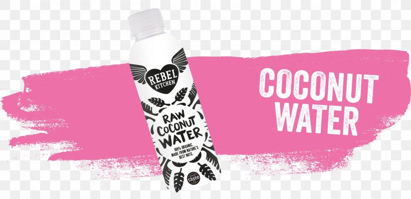 Coconut Water Organic Food Brand Font, PNG, 2609x1264px, Coconut Water, Brand, Coconut, Magenta, Organic Food Download Free
